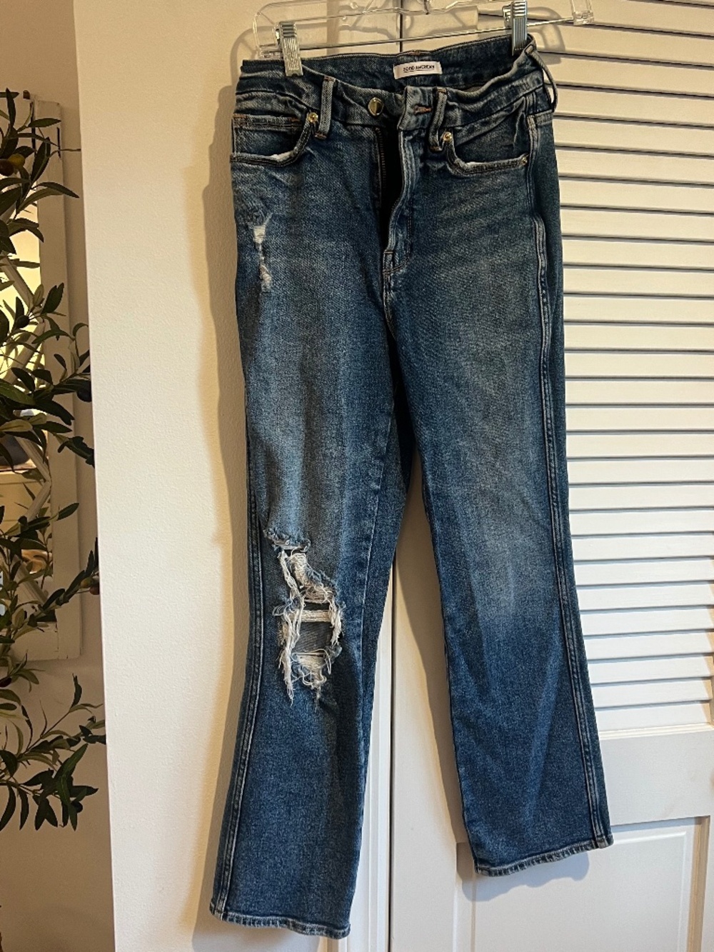 Good American Good Curve Size 2/26 Jeans- Like New